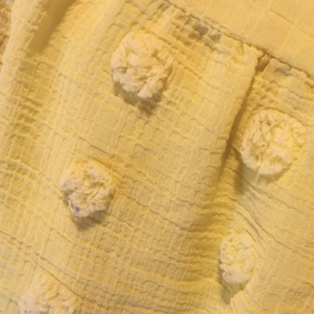 SO Highliter Yellow PUFF Ball Sheer Dress. Soft Girl, Cottagecore,  Whimsy - Picture 12 of 13